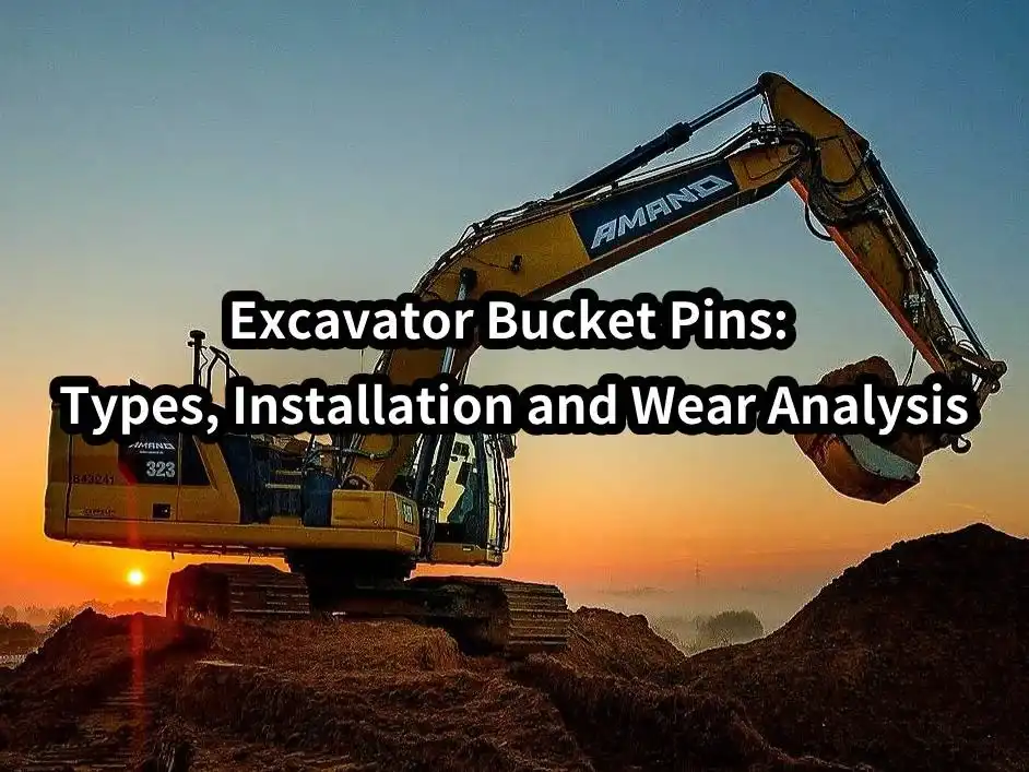 Excavator bucket pins: types, installation and wear analysis