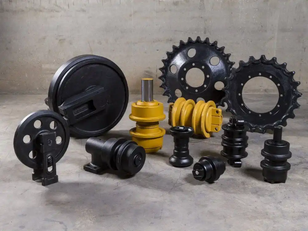 Accessories guide: comprehensive analysis of track rollers, carrier roller and idler wheel