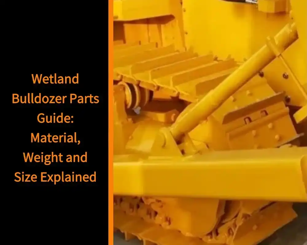 Wetland bulldozer parts guide: material, weight and size explained